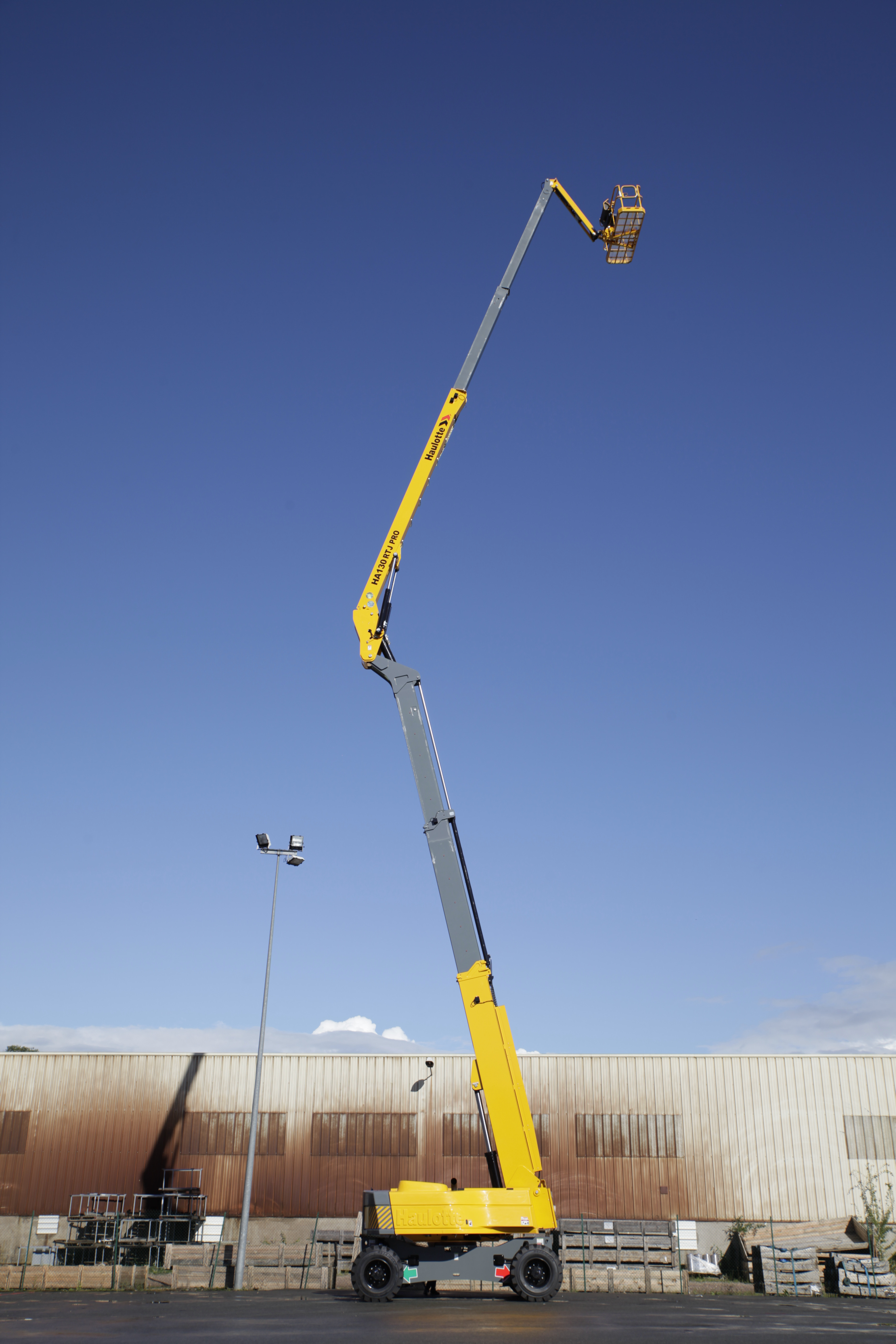 large boom in air